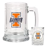 Illinois Fighting Illini Boilermaker Set NCAA College Athletics