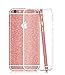 Toeoe Full Body Bling Crystal Diamond Shinning Screen Protector Film Sticker for iPhone 6 Plus/6s Plus (Pink)