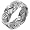 Sterling Silver Ring Large Woven Braid - Size 5