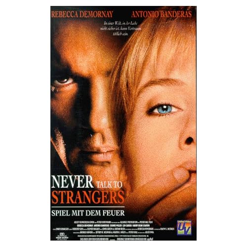 Amazon.com: Never Talk to Strangers [VHS]: Rebecca De Mornay, Antonio ...