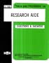 Research Aide (Career Exam. Ser. C-1580)