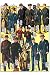 Art Poster, Stylish Boys and Youths with Suits and Coats - 18.75 x 27.5
