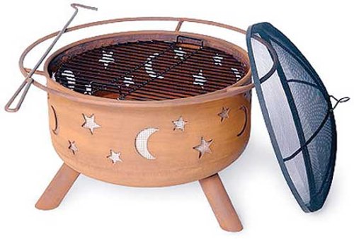 Sojoe 32SM Star and Moon Steel Fire Pit