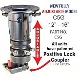 12 to 16 Adjustable height Convert-a-ball Fifth Wheel to Gooseneck Cushioned Trailer... by Convert-A-Ball
