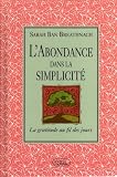 L'Abondance dans la Simplicite - La Gratitude au fil des jours