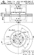 Brembo 25548 Front Disc Brake Rotor