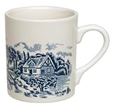 Churchill China Brook Blue Oslo Mugs, Set of 4