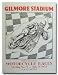 1934 Gilmore Stadium Motorcycle Racing Night Speedway Program Poster Print