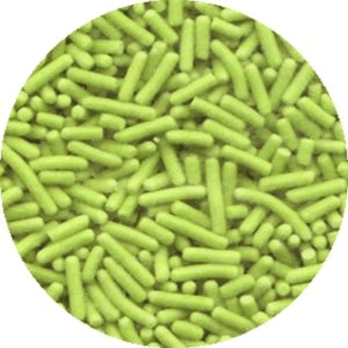 Green Cake Decorations - LIME GREEN JIMMIES EDIBLE Candy Confetti Sprinkles for Cakes,... by Lucks