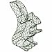 Buxus-Figur Eichh�rnchen gr�n 30cm