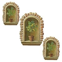 Wallies 13470 Topiary Alcove Wallpaper Mural