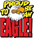 Proud to Be an Eagle! Temporary Tattoos