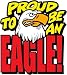 Proud to Be an Eagle! Temporary Tattoos
