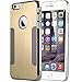 iPhone 6s Plus Case, ULAK Luxury Aluminum Chrome Coating Hybrid Hard Case Cover With PC Bumper for Apple iPhone 6s Plus / 6 Plus 5.5 Inch (Gold)