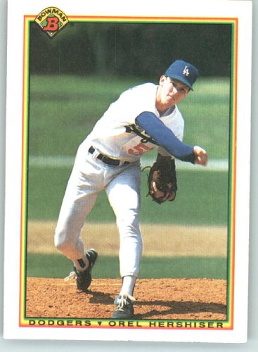 1990 Bowman #84 Orel Hershiser - Los Angeles Dodgers (Baseball Cards)