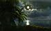 Moon over Biscayne Bay, Florida - Fine-Art Gicl&eacute;e Photographic Print - 8"x10" Enlargement from a Classic Vintage Postcard