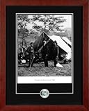 Century Collection Abraham Lincoln Photograph Framed with Civil War Eagle Button