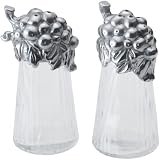 Arthur Court Grape Dining Salt and Pepper, Set of 2