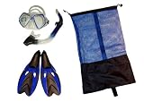 Mask/Snorkel/Fin/Bag Set-MD