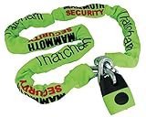 LOCM007 - Bike It Mammoth 12mm Square Lock and Chain 1.2m