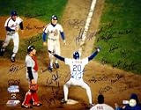 1986 New York Mets Multi Signed Autographed/Hand Signed 16x20 HoJo at Home Plate Photo (25 Signature