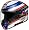 Shoei X-12 REVERB TC-2 SIZE:MED MOTORCYCLE Full-Face-Helmet