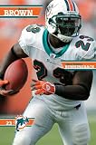 Ronnie Brown Miami Dolphins Poster 2005 4028