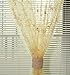 Elleweideco Decorative Modern Golden/Antiquewhite Sheer Window Curtain/Drape/Panel