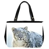 Oversize Office Purse Handbag (Two Sides) of Apple Snow Leopard Logo