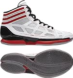 Adidas - Adizero Crazy Light Mens Shoes In Running White/Sharp Grey/Light Scarlet