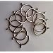 10 x Extra steel curtain Rings for metal curtain poles upto 29mm diameter
