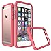iPhone 6s Case, RhinoShield [CrashGuard] 11 ft Shock Absorption Thin Bumper Case with Lifetime Warranty & FREE Back Transparent Skin. Slim Heavy Duty Protection. Also for iPhone 6 - Coral Pink