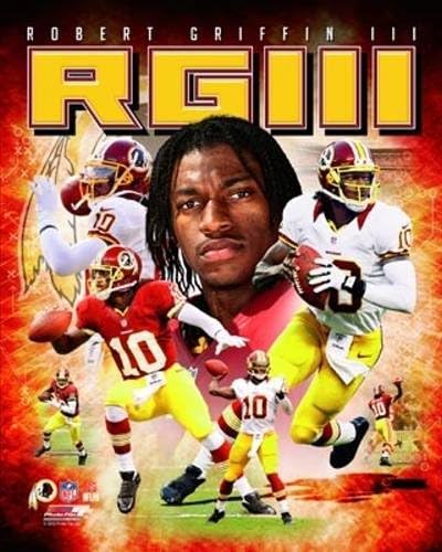 Robert Griffin Iii - Photo 8 X 10 Glossy Collage Redskins NFL Licensed Sealed