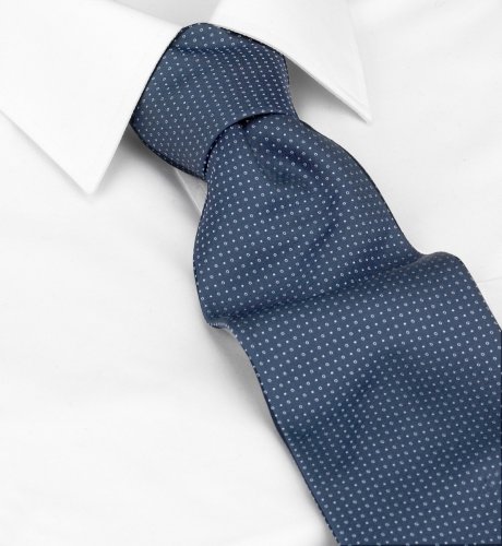 Pure Silk Fine Spot Tie