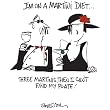 Martini Diet - White Nightshirt in a Bag