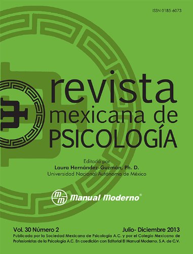 Revista Mexicana de Psicología Vol. 30 Número 2 (Spanish Edition)