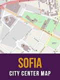 Sofia, Bulgaria City Center Street Map