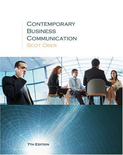 Textbook - Contemporary Business Communication Seventh Edition