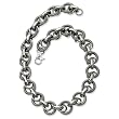 Stainless Steel Fancy Link Necklace