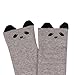 Knee High Sock,Morecome Women Cat Catoon Socks Long Socks Over Knee High Sock (Gray)