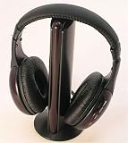 FM HiFi WIRELESS HEADPHONES 5 in 1, Super Bass, Cordless EARPHONE