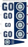 Seattle Mariners Animated 3-D Auto Spin-Flags