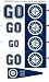 Seattle Mariners Animated 3-D Auto Spin-Flags