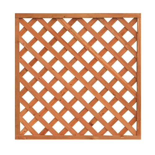 【スタンダード タイプ】格子ラティス 90 × 90 cm 　ベーシックな基本モデルの枠付きラティス（トレリス）です！