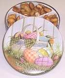 Gourmet Food : Scott's Cakes Garlic, Honey-Mustard, and Peanut Butter Pretzel Nuggets in a Easter Basket Tin