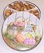 Gourmet Food : Scott's Cakes Garlic, Honey-Mustard, and Peanut Butter Pretzel Nuggets in a Easter Basket Tin