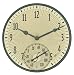 Outdoor Living : Springfield Precision Instruments Model 91520 12" Poly Resin Radial Symmetry Clock with Thermometer