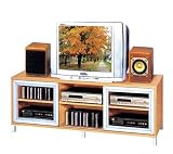 Abel TV Stand In Maple Finish