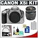 Canon EOS Digital Rebel XSi 12.2-Megapixel SLR Camera Body with Tamron 28-80mm Lens + 8GB Card + LP-E5 Battery + UV Filter + Accessory Kit