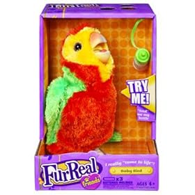 Fur Real Friends Collectible Bird - Green Orange by Hasbro